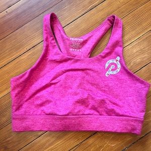 Pink Peloton Sports Bra